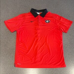 Men’s Nike Dri-fit UGA Sideline Elite Coaches Polo Size XL